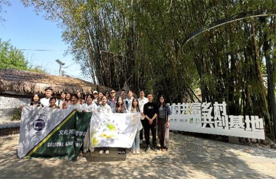 深耕产教融合 赋能乡村文旅——学院银杏文旅研学工作室赴新津为村开展研学认知活动