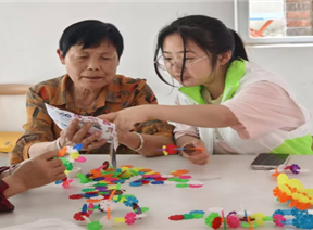 团学活动｜学院青年志愿者协会开展尊老助残公益志愿服务活动