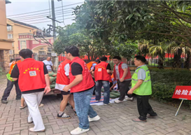 社会服务——会展经济与管理专业学子圆满完成《会展技能综合实训》社区消防站助力任务